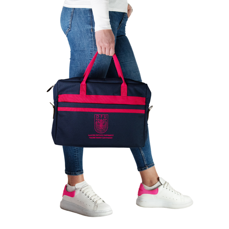 Businessbag navy/pink